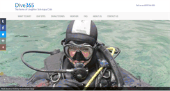 Desktop Screenshot of dive365.co.uk